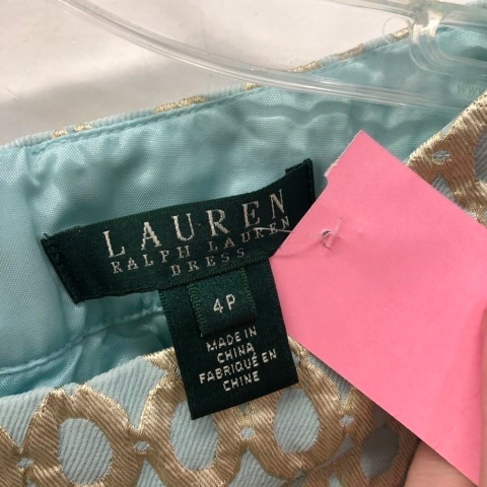 Ralph Lauren Sleeveless Pleated Dress, Size 4P - Picture 3 of 3